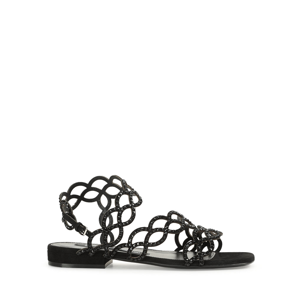 サンダル・ミュール Sergio Rossi Sr mermaid sandal flat nappa seventy light rose Sergio Rossi Sr mermaid sandal flat nappa seventy light rose