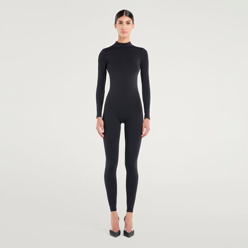 Black 2025 turtleneck jumpsuit