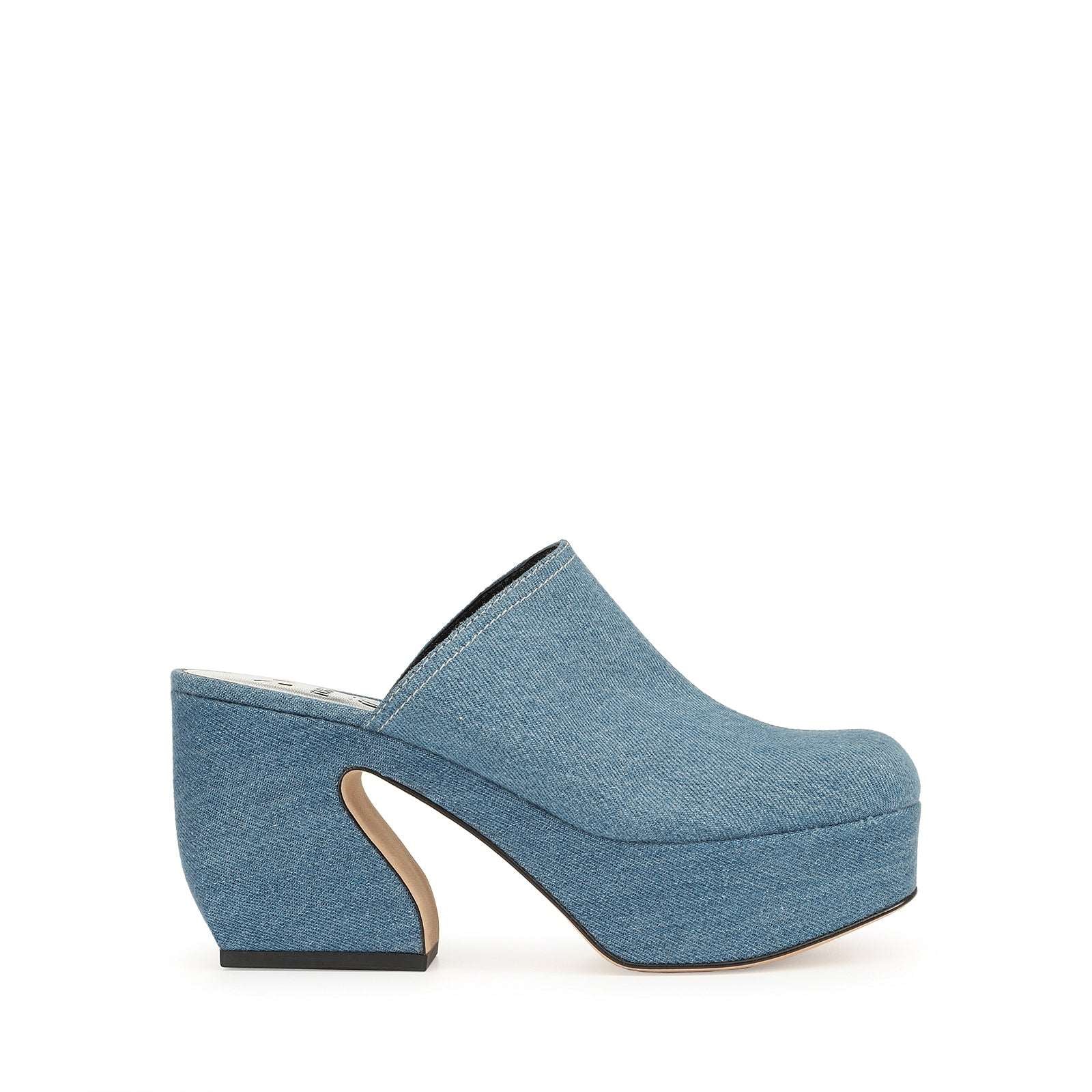 ★rossirossi★ SI ROSSI Mule Blue – Sergio Rossi