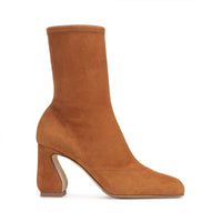 Si Rossi Bootie in tan suede