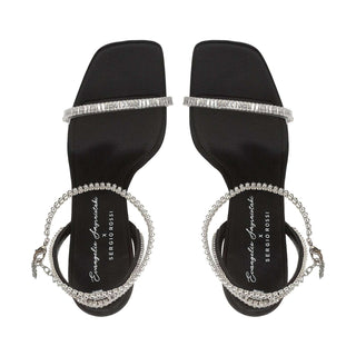 Evangelie Sandal Heel|B01160MFI629 Black
