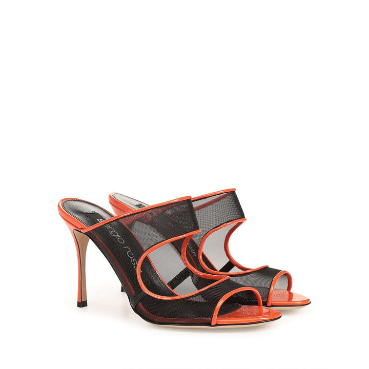 Godiva Sandal Heel|B01540MFI366 Orange
