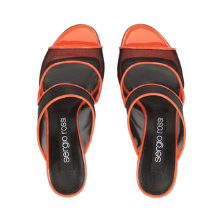 Godiva Sandal Heel|B01540MFI366 Orange