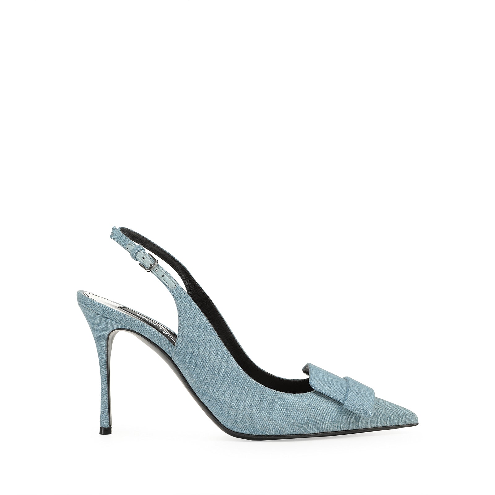 Sergio Rossi SR1 denim ballerina shoes - Blue