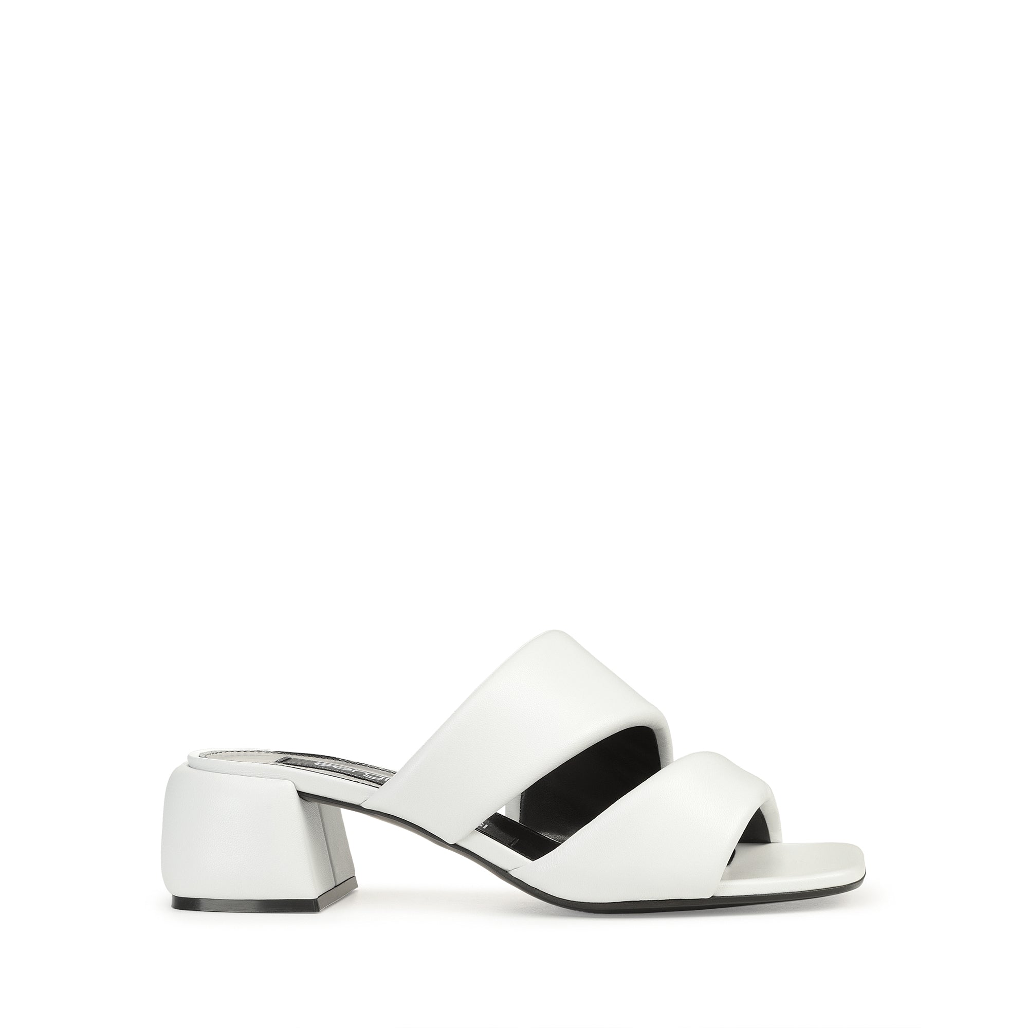 ★SERGIO ROSSI★SR SPONGY 45 サンダル レザー ホワイト sr Spongy Sandal Heel White – Sergio Rossi