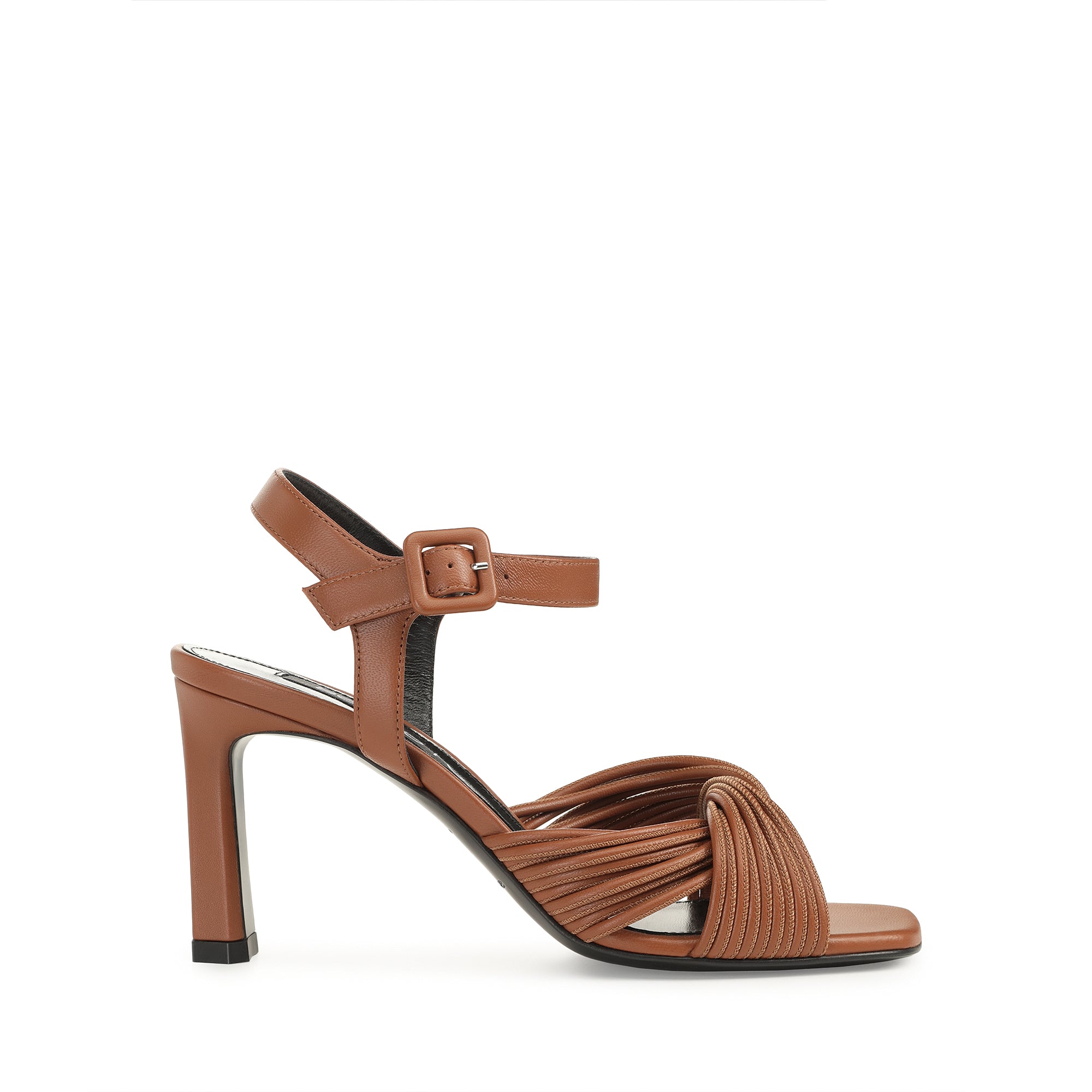 ★シーズン度を格上げへ★Sergio Rossi★ sr Akida-Wedges Garam Wedges Brown Mid heel: 50mm, sr Akida - Wedges Garam