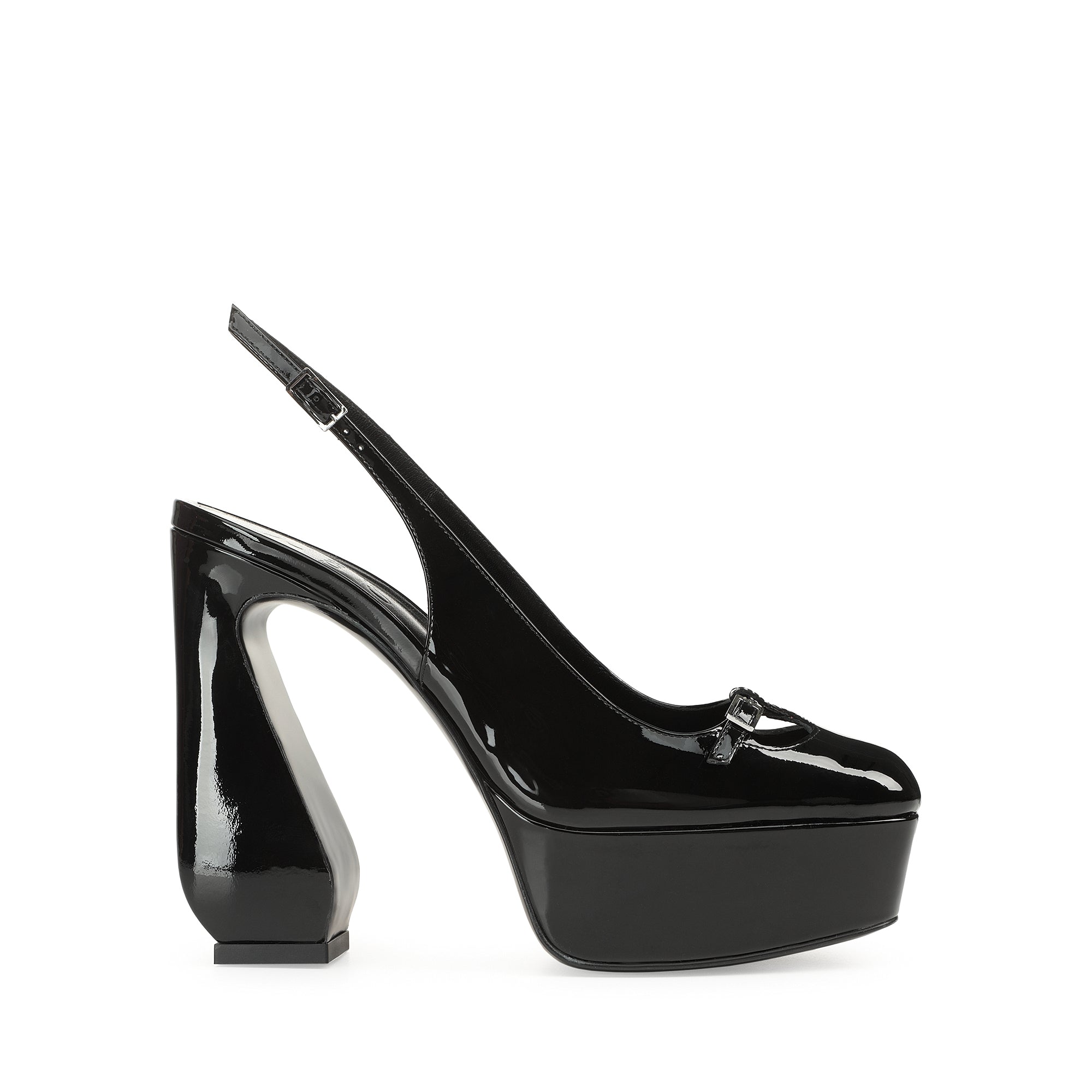 ☆Sergio Rossi☆セール! Slingback SI ROSSI patent nero SI ROSSI Slingback Black – Sergio Rossi