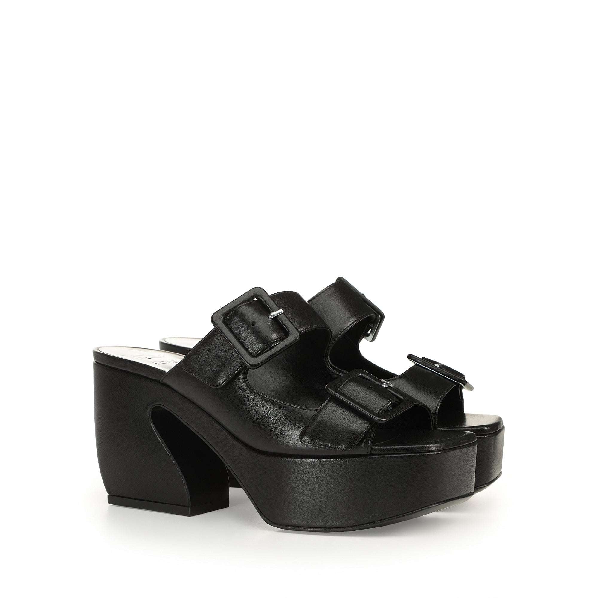 SI ROSSI Sandal Heel|B08610Mnag01 Black