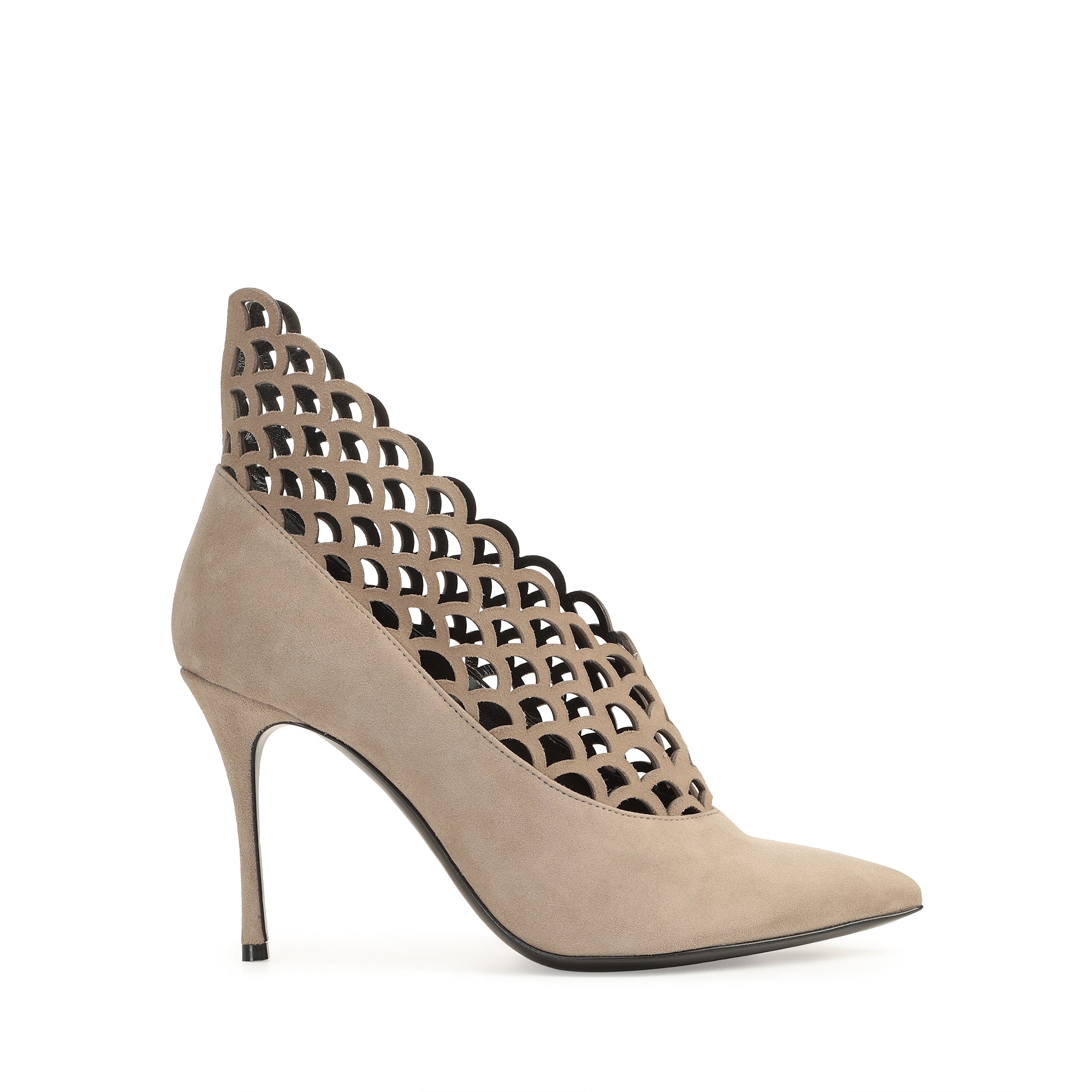 ☆★Sergio Rossi☆sr1 - Booties Taupe Booties Grey Low heel: 45mm, sr1 - Booties Taupe | Sergio Rossi