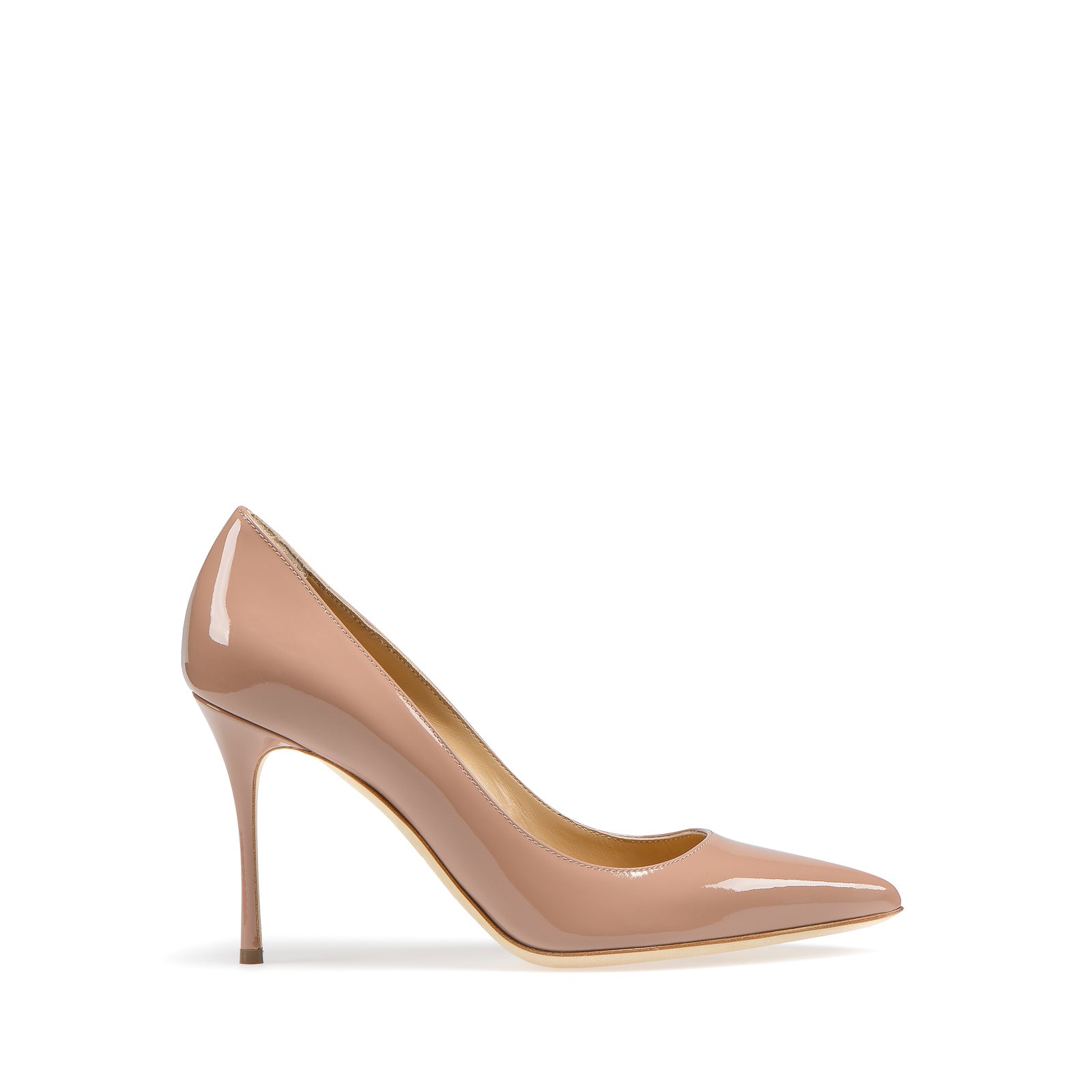 Sergio Rossi Godiva pump heels in pink/nude