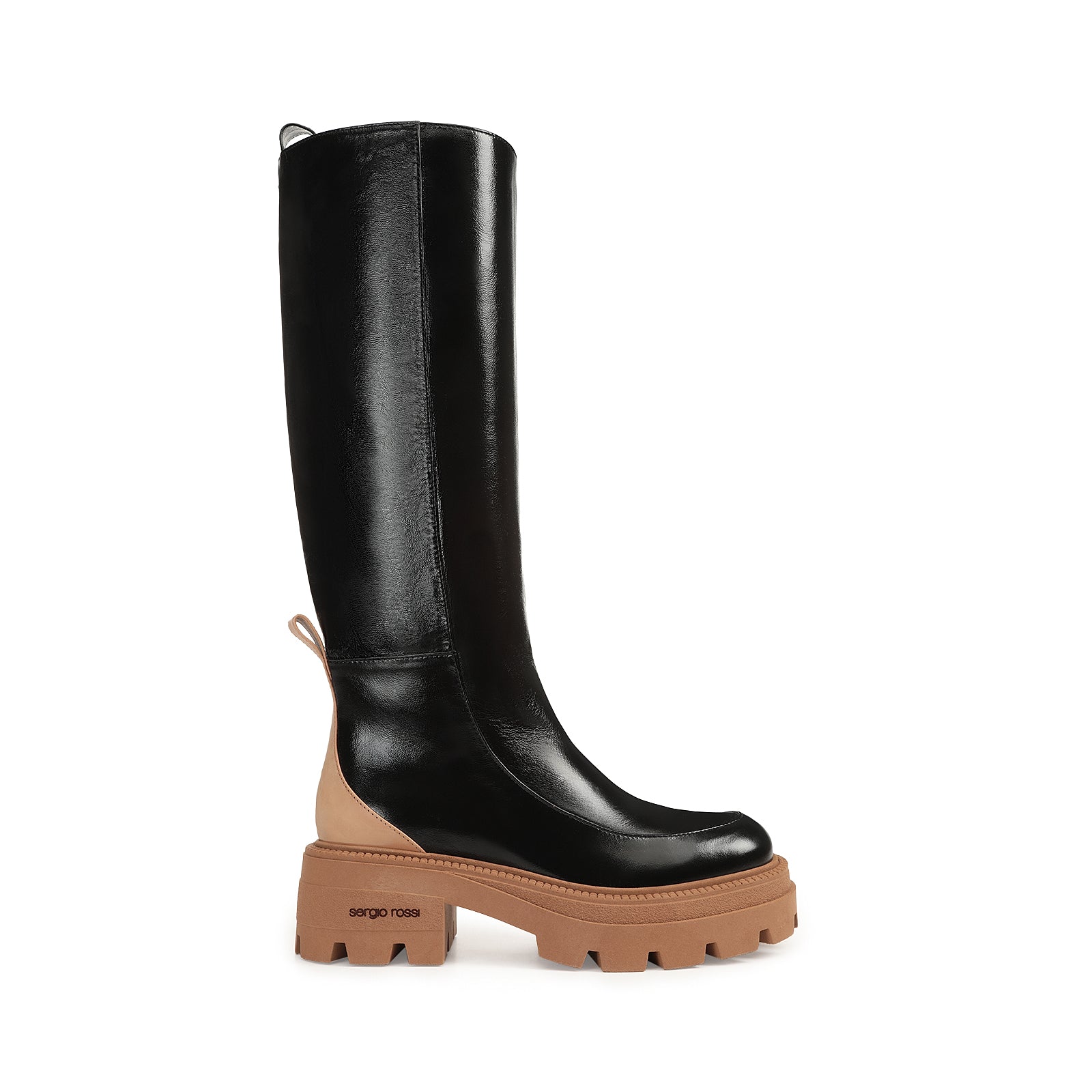 【Sergio Rossi】SR MILLA ソフトレザー サイドゴアブーツ sr Milla Boot Black – Sergio Rossi