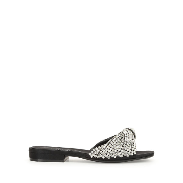Evangelie Sandal Flat|B01510MFI625 Black